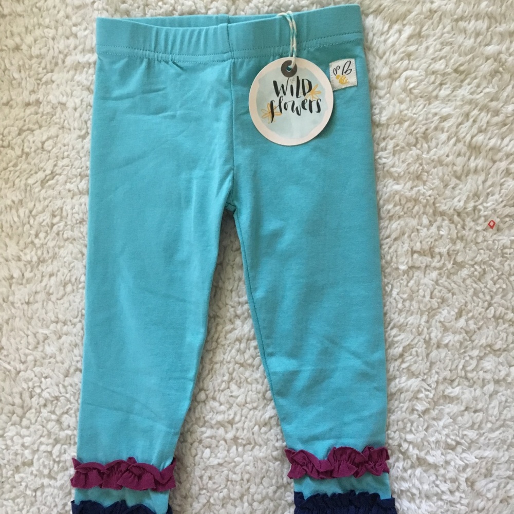 NEW Wildflowers Always Dreaming Leggings size 6m/12m/14